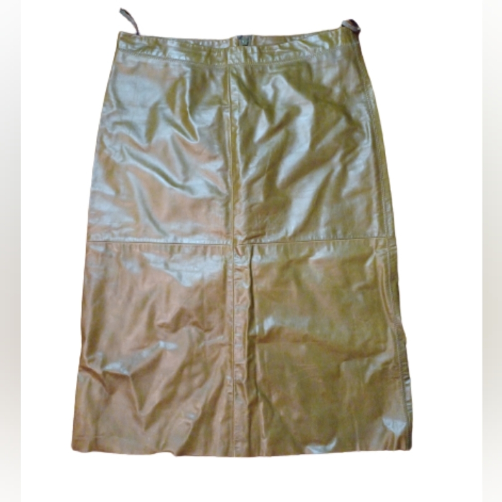 Gap leather pencil skirt